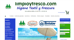 Desktop Screenshot of limpioyfresco.com